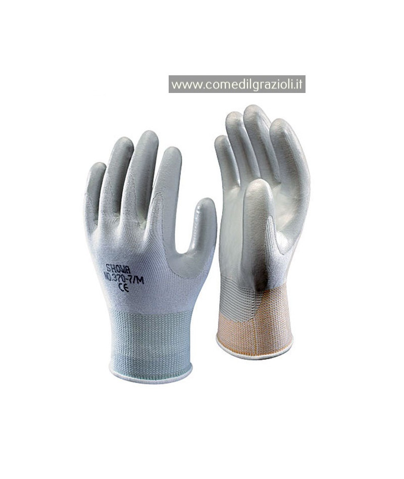 GUANTI SHOWA 370 BIANCO TG...