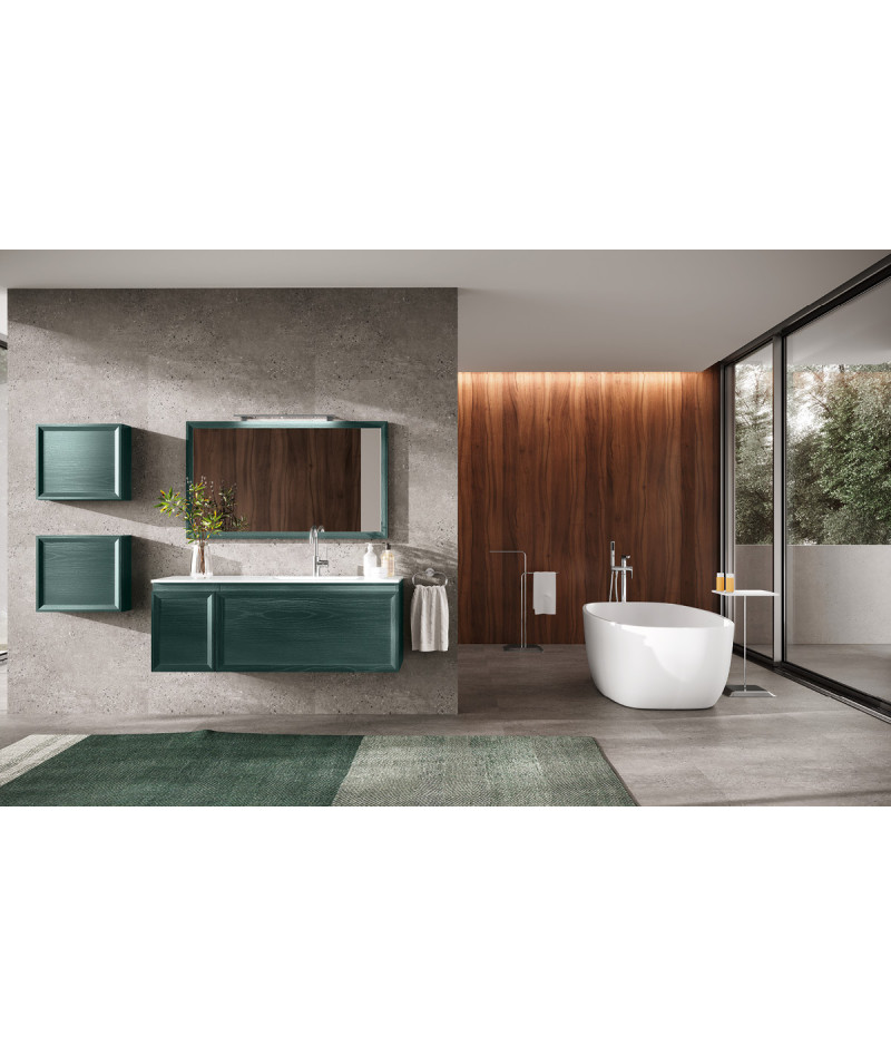 EBAN PAOLA 43 MOBILE DA BAGNO MODERNO BRITISH GREEN