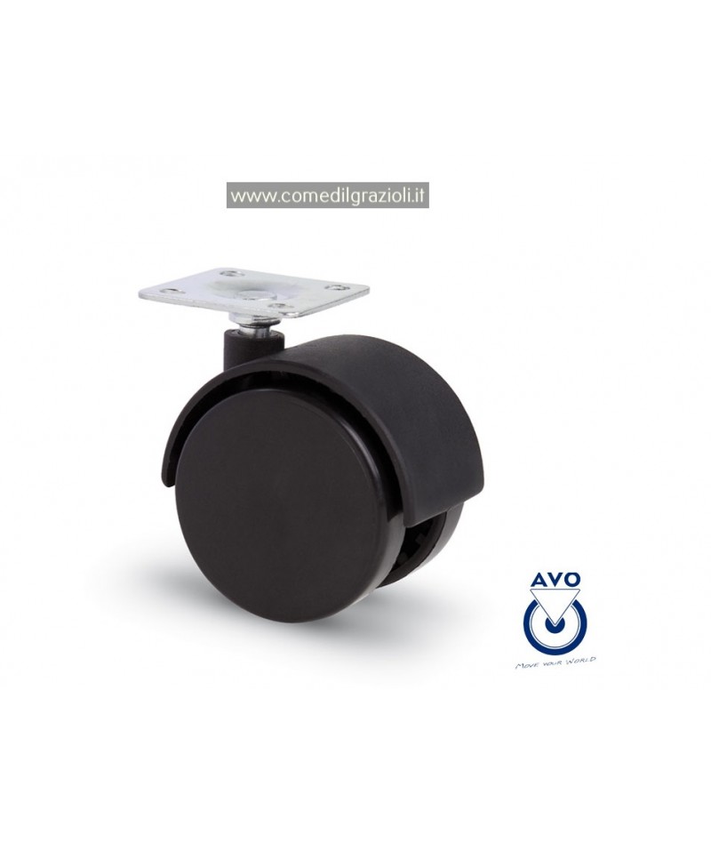 RUOTA AVO CON PIASTRA 38X38...