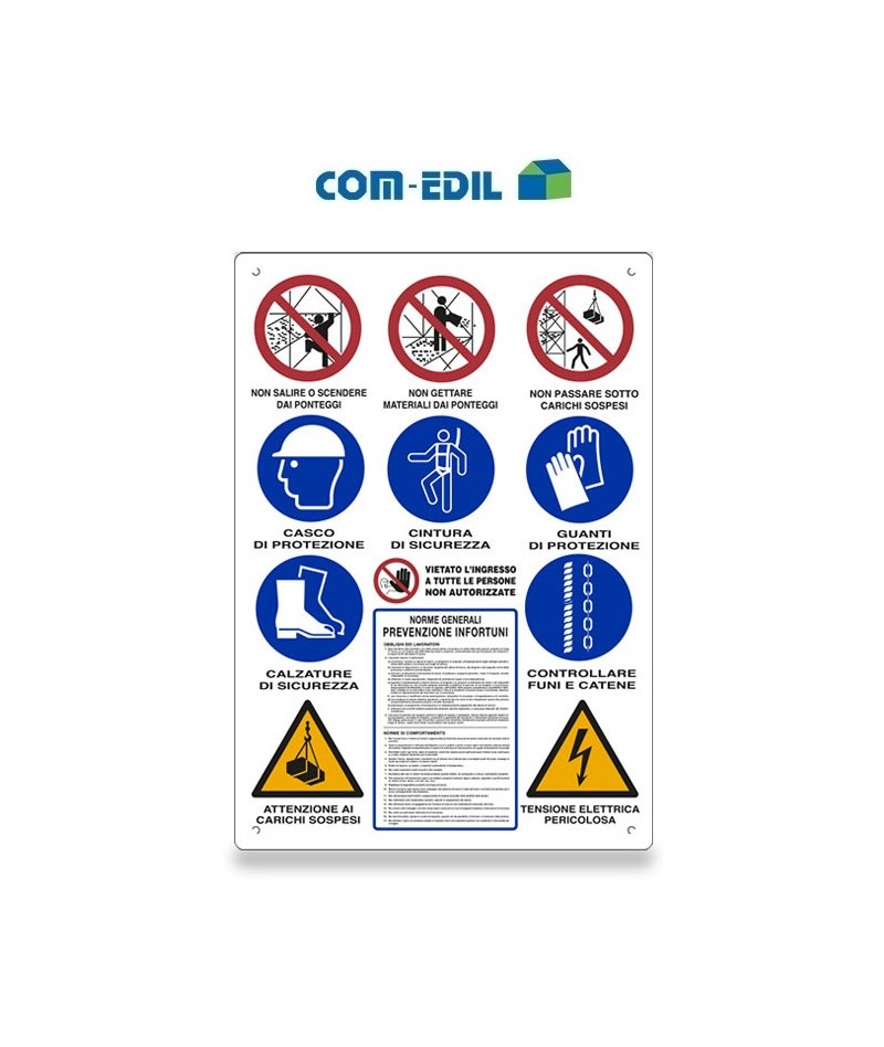 CARTELLO PER CANTIERE EDILE...