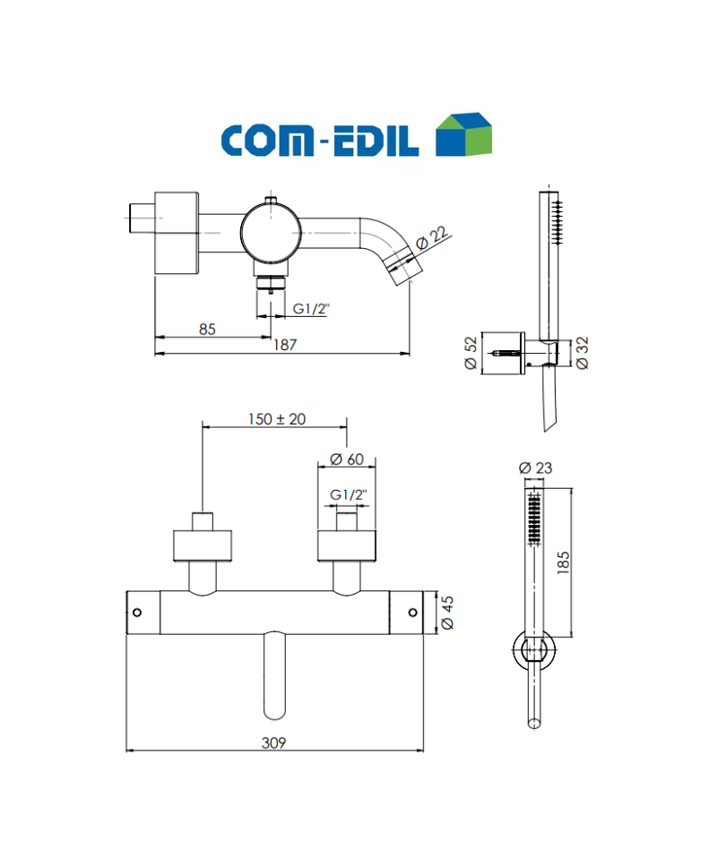 REMER - KIT DOCCIA CON...