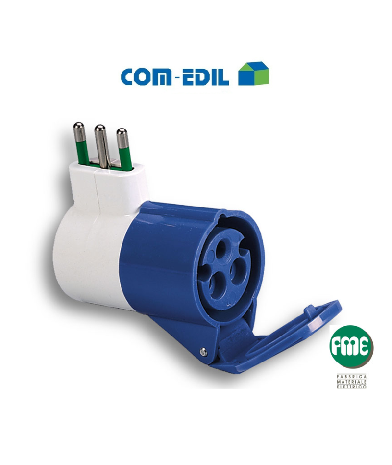 ADATTATORE CEE C/SPINA 2P+T...