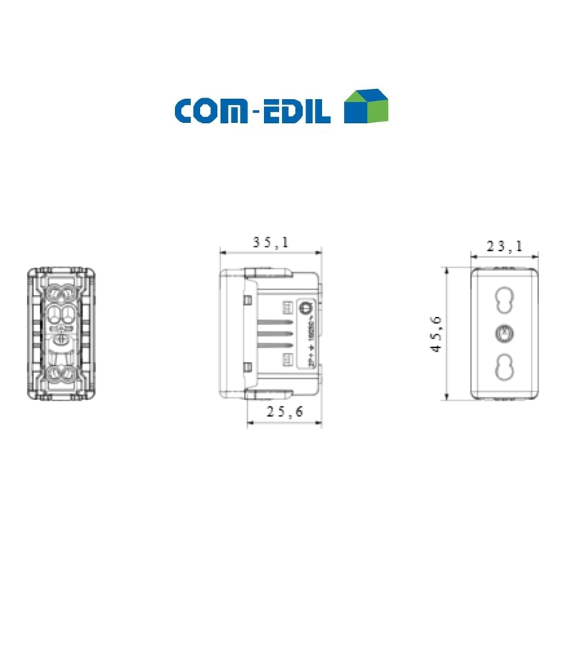 GEWISS PRESA BIVALENTE 2P+T...