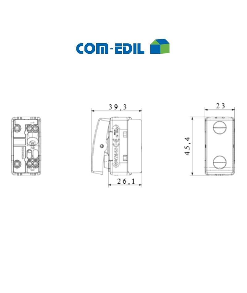 GEWISS PULSANTE UNIPOLARE 250V
