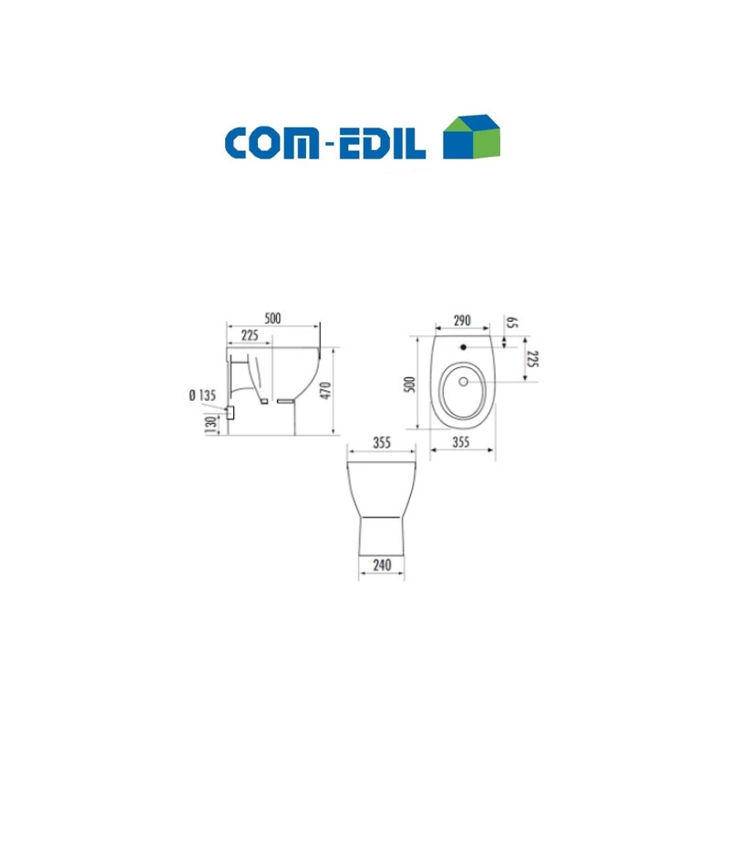 BIDET TERZA ETA' h.47 cm.