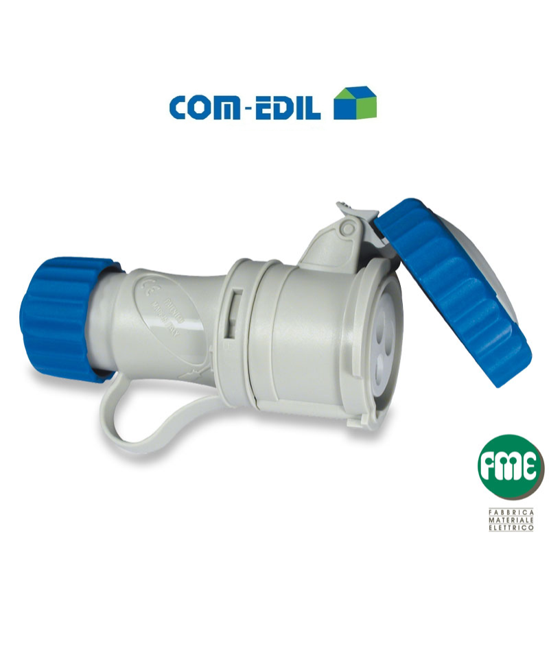 PRESA CEE AZZURRA 2P+T 16A...