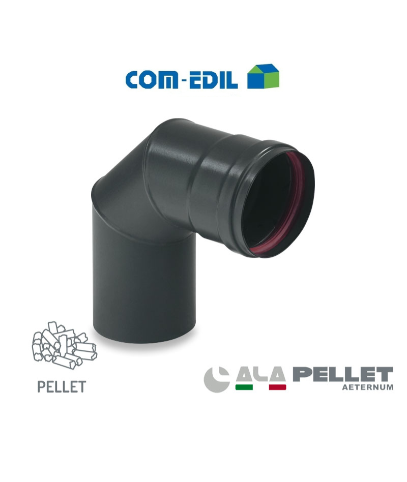 BLACK curva a 90° PER TUBO...