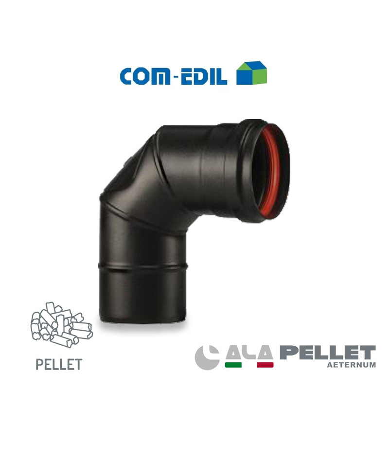 BLACK curva a 90° CON...