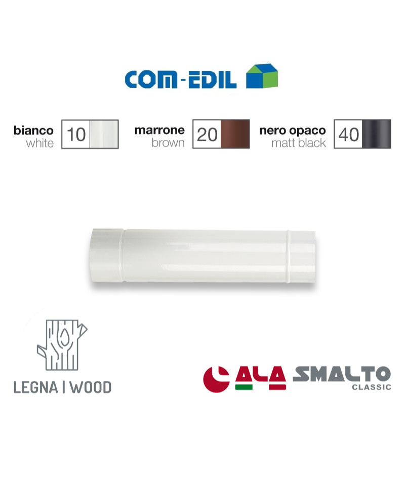 TUBO SMALTATO BIANCO...