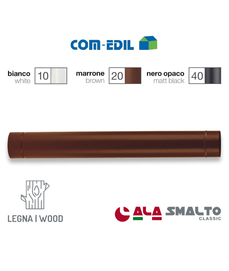 TUBO SMALTATO MARRONE...