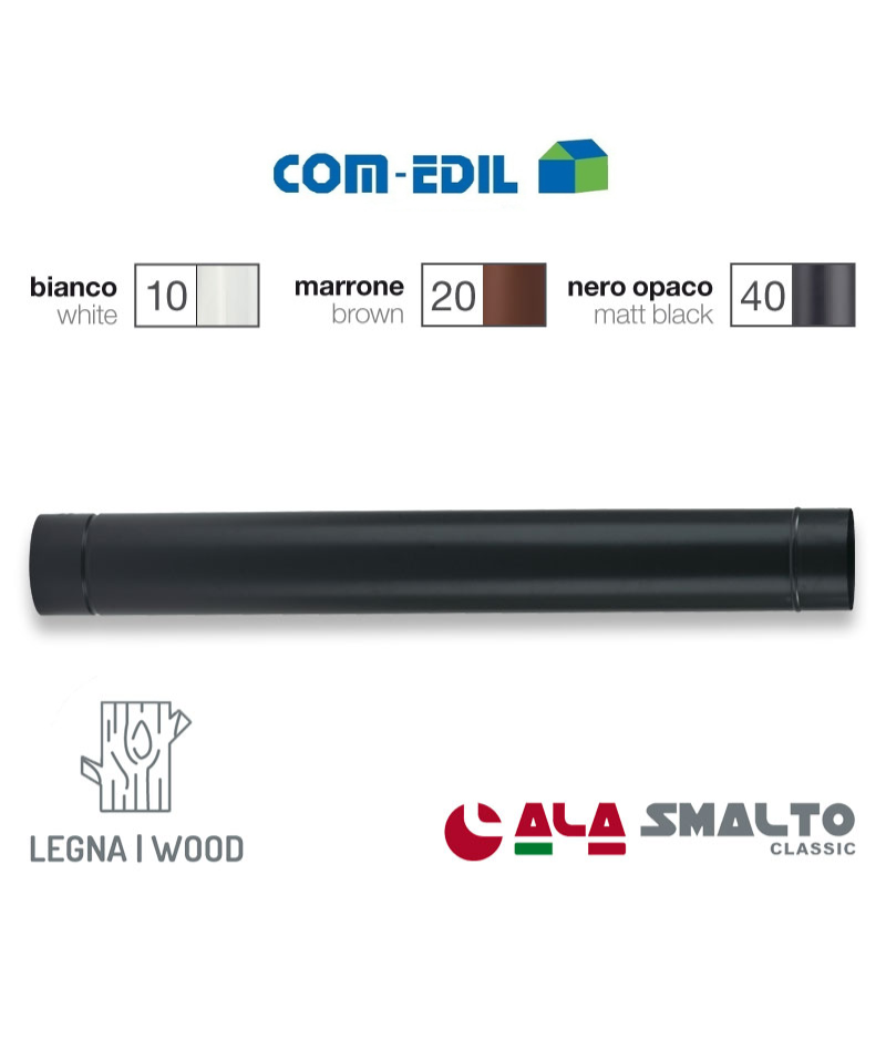 TUBO SMALTATO NERO OPACO...