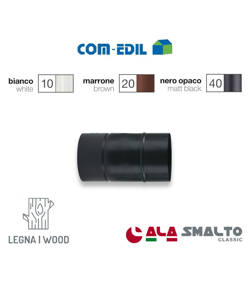 TUBO SMALTATO NERO OPACO...