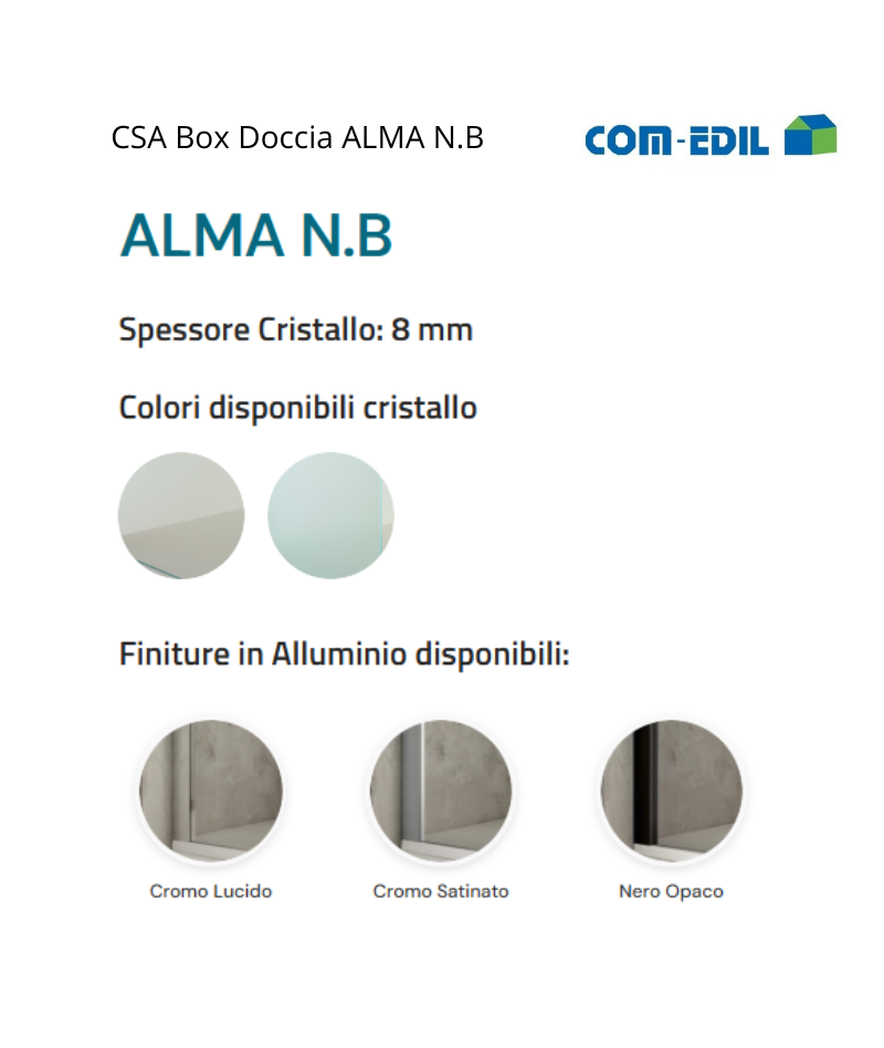 CSA BOX DOCCIA ALLUMINIO...
