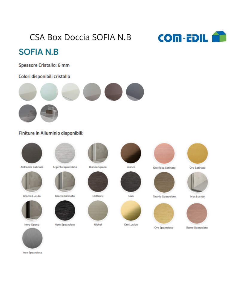 CSA BOX DOCCIA ALLUMINIO...