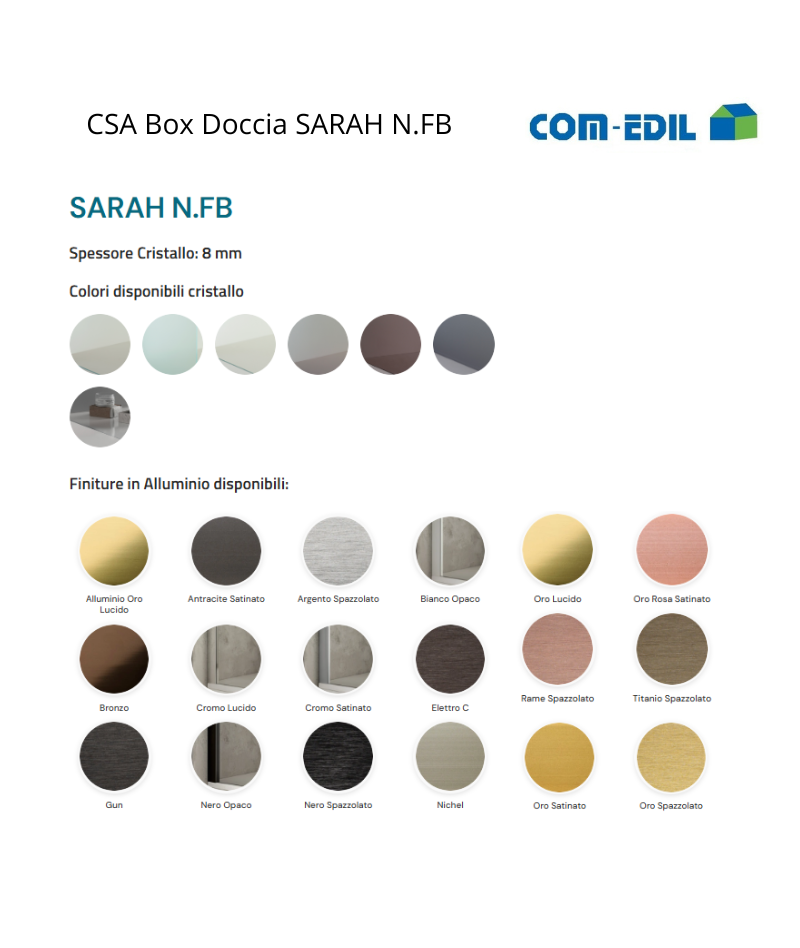 CSA BOX DOCCIA ALLUMINIO...