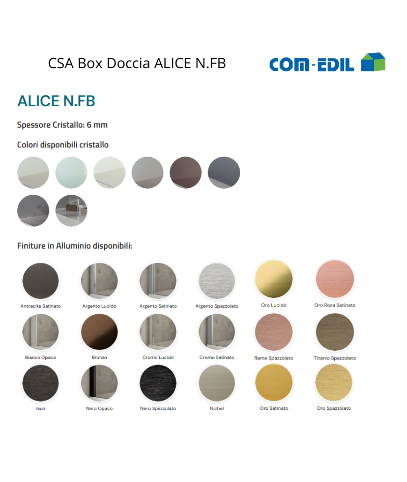 CSA BOX DOCCIA ALLUMINIO...