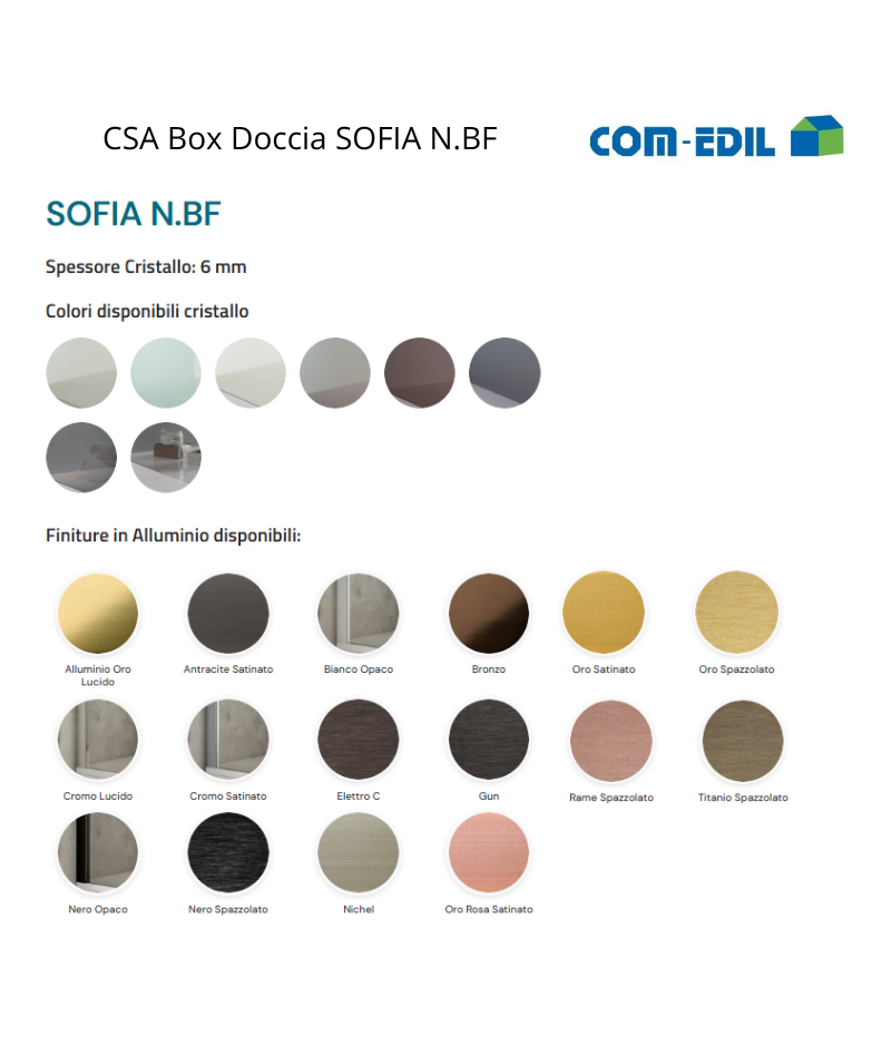 CSA BOX DOCCIA ALLUMINIO...