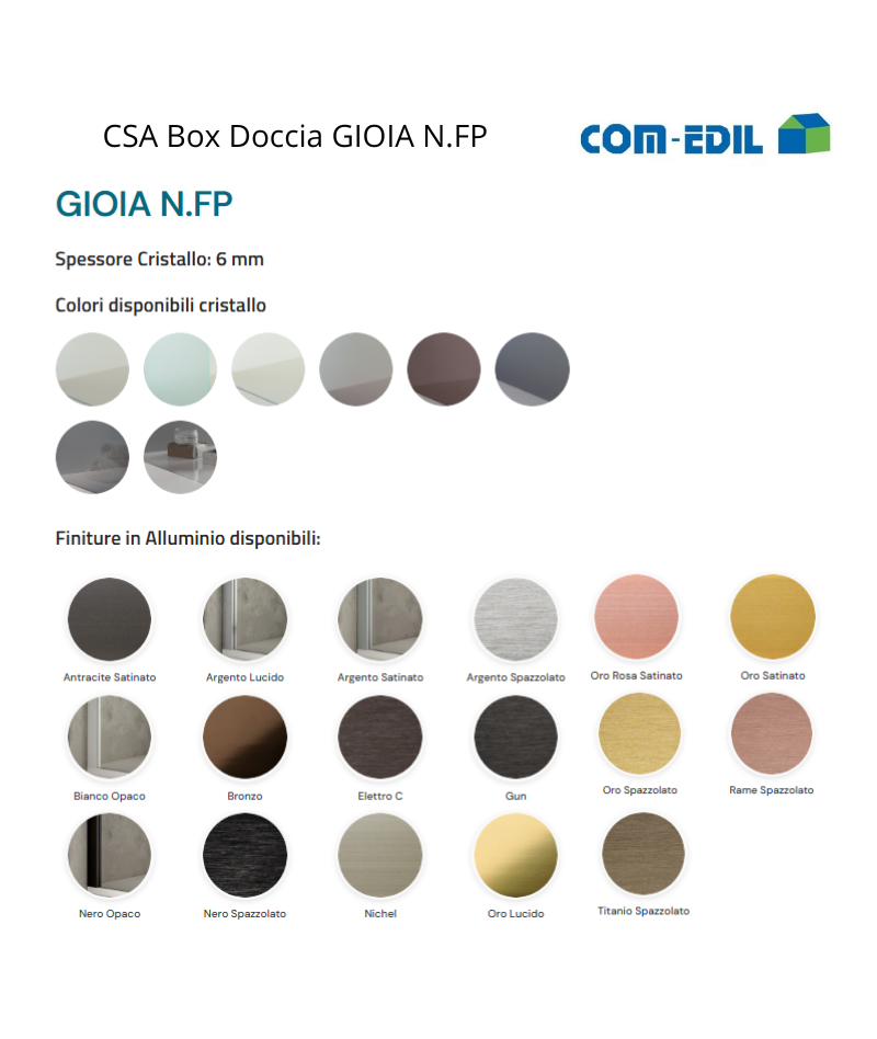 CSA BOX DOCCIA ALLUMINIO...