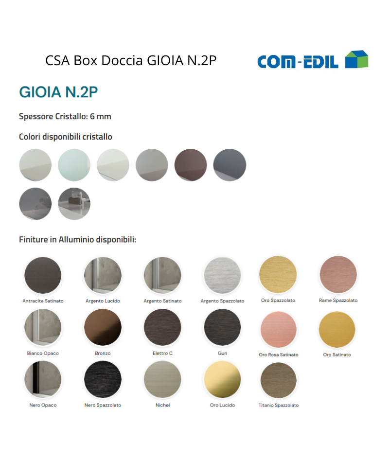CSA BOX DOCCIA ALLUMINIO...