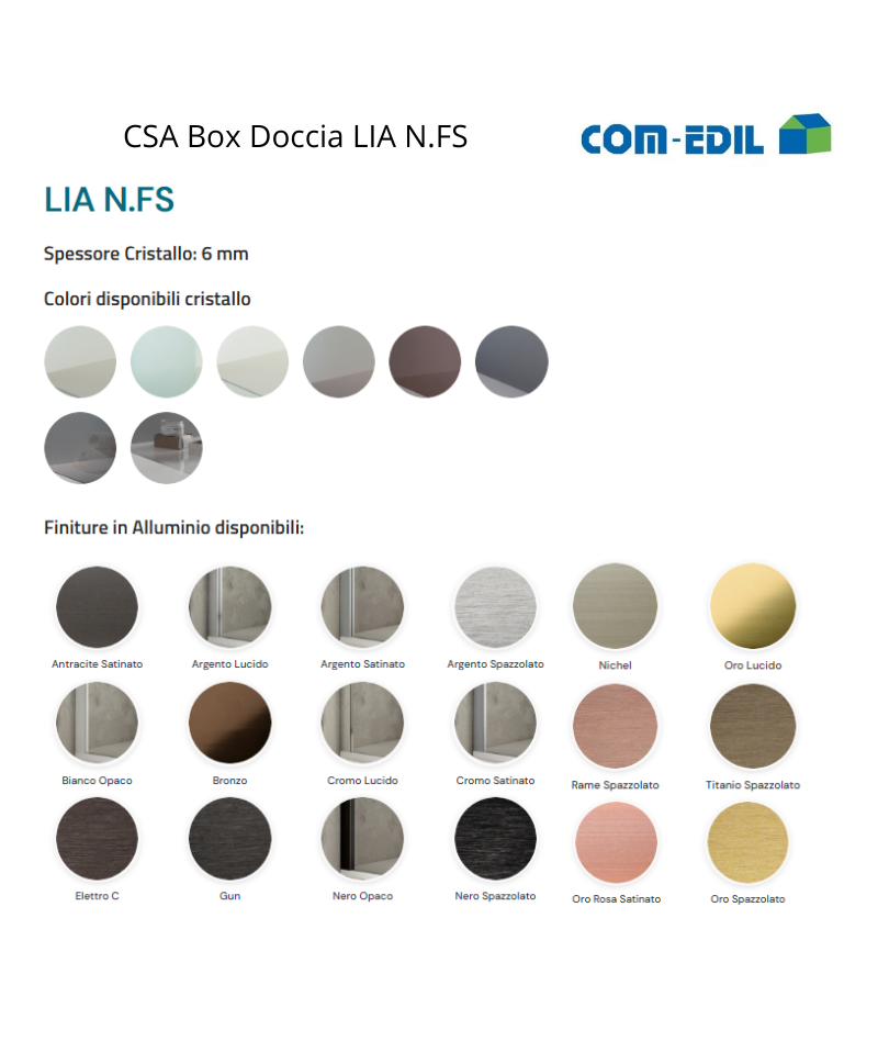 CSA BOX DOCCIA ALLUMINIO...