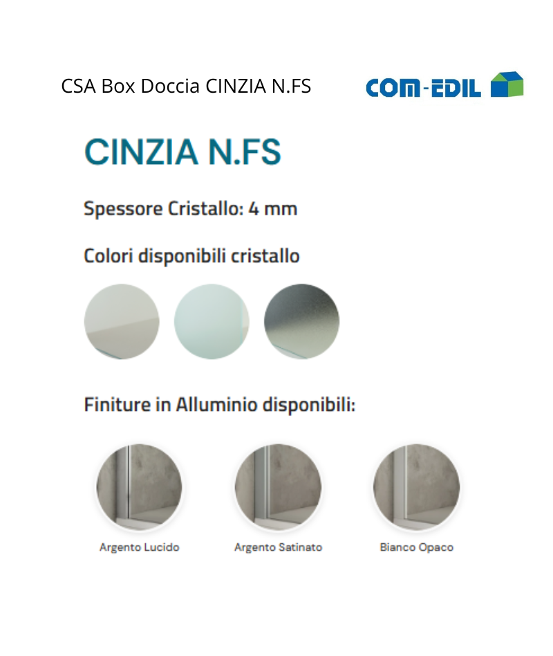 CSA BOX DOCCIA ALLUMINIO...