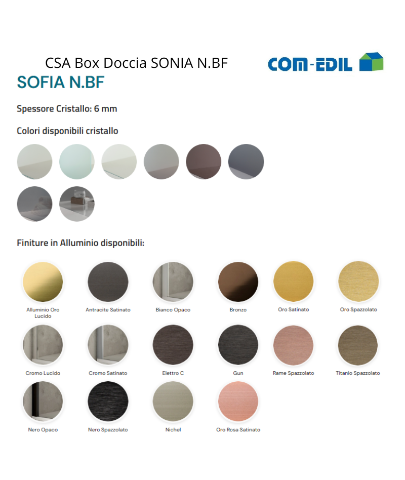 CSA BOX DOCCIA ACCIAIO...