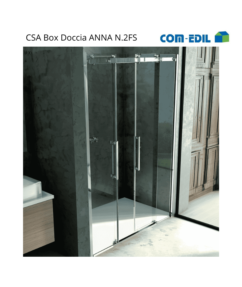 CSA BOX DOCCIA ACCIAIO ANNA...