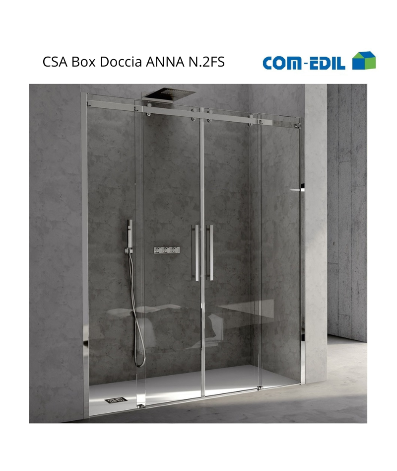 CSA BOX DOCCIA ACCIAIO ANNA...