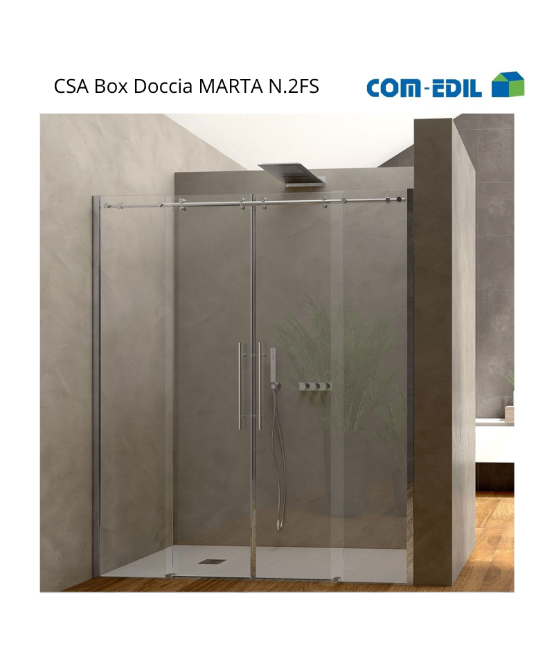 CSA BOX DOCCIA ACCIAIO...