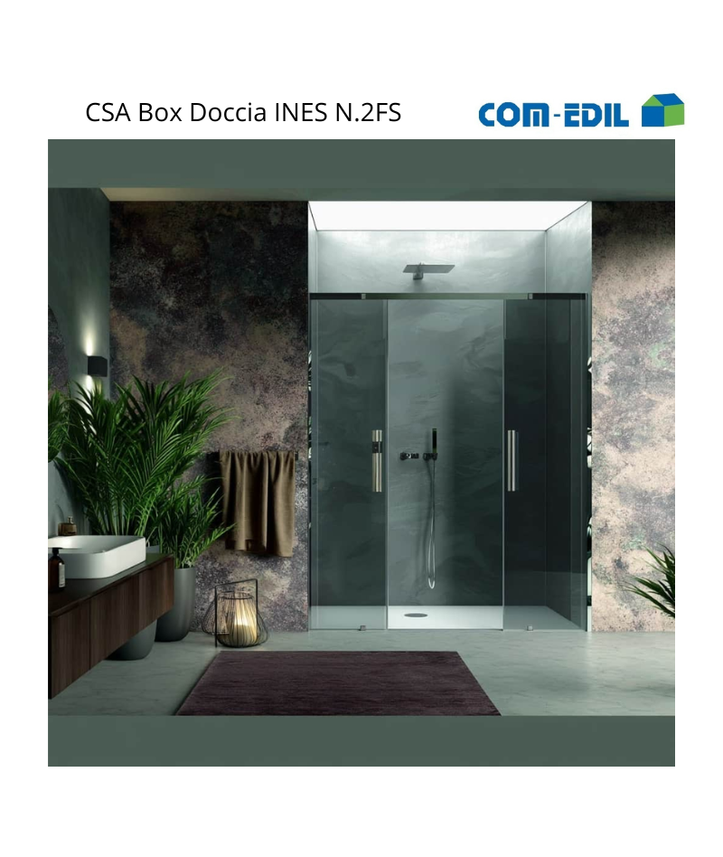 CSA BOX DOCCIA ACCIAIO INES...