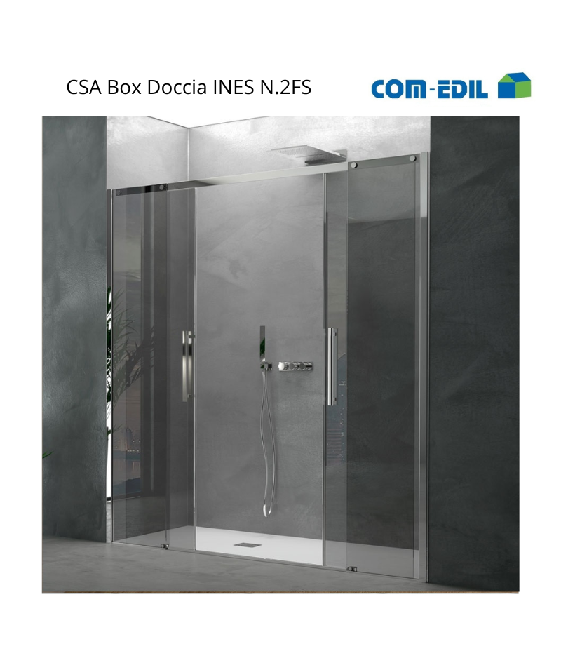 CSA BOX DOCCIA ACCIAIO INES...