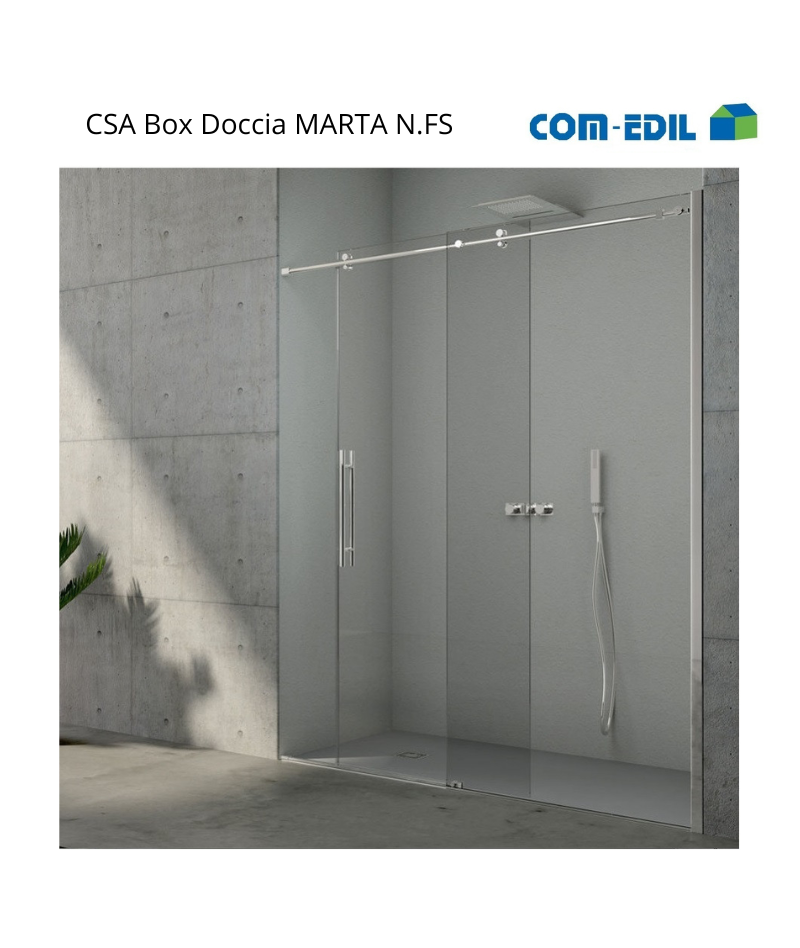 CSA BOX DOCCIA ACCIAIO...
