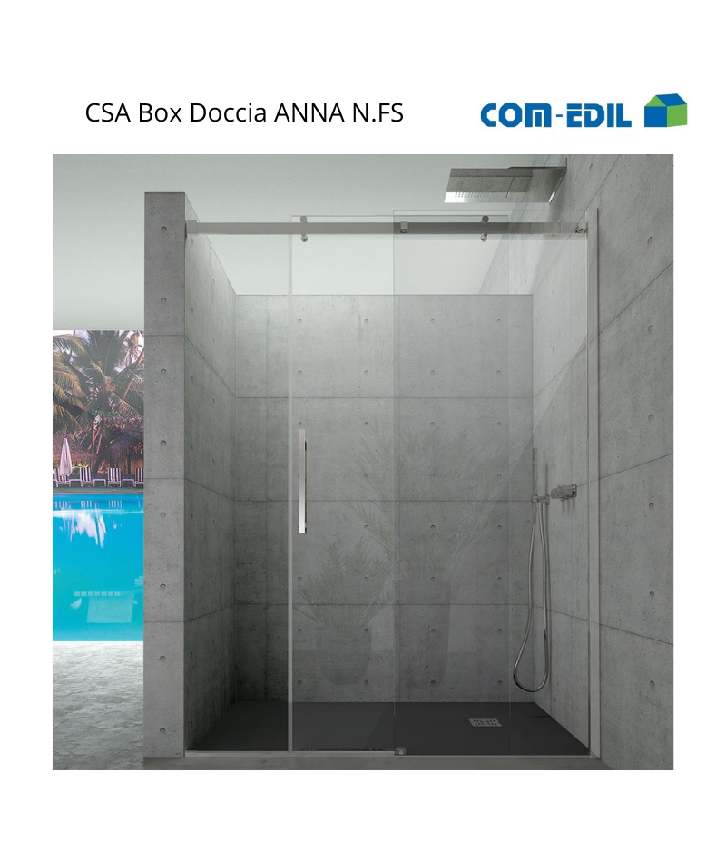 CSA BOX DOCCIA ACCIAIO ANNA...