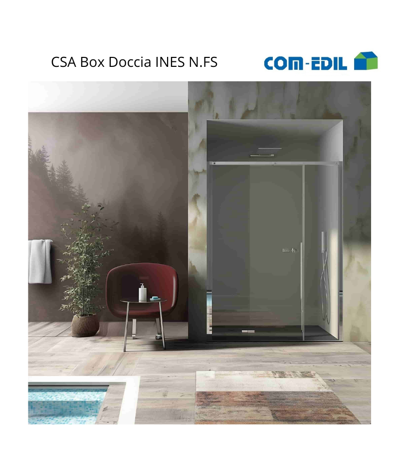 CSA BOX DOCCIA ACCIAIO INES...