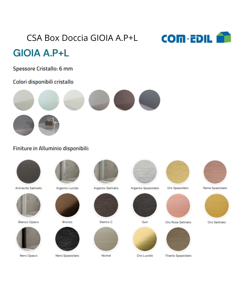 CSA BOX DOCCIA ALLUMINIO...