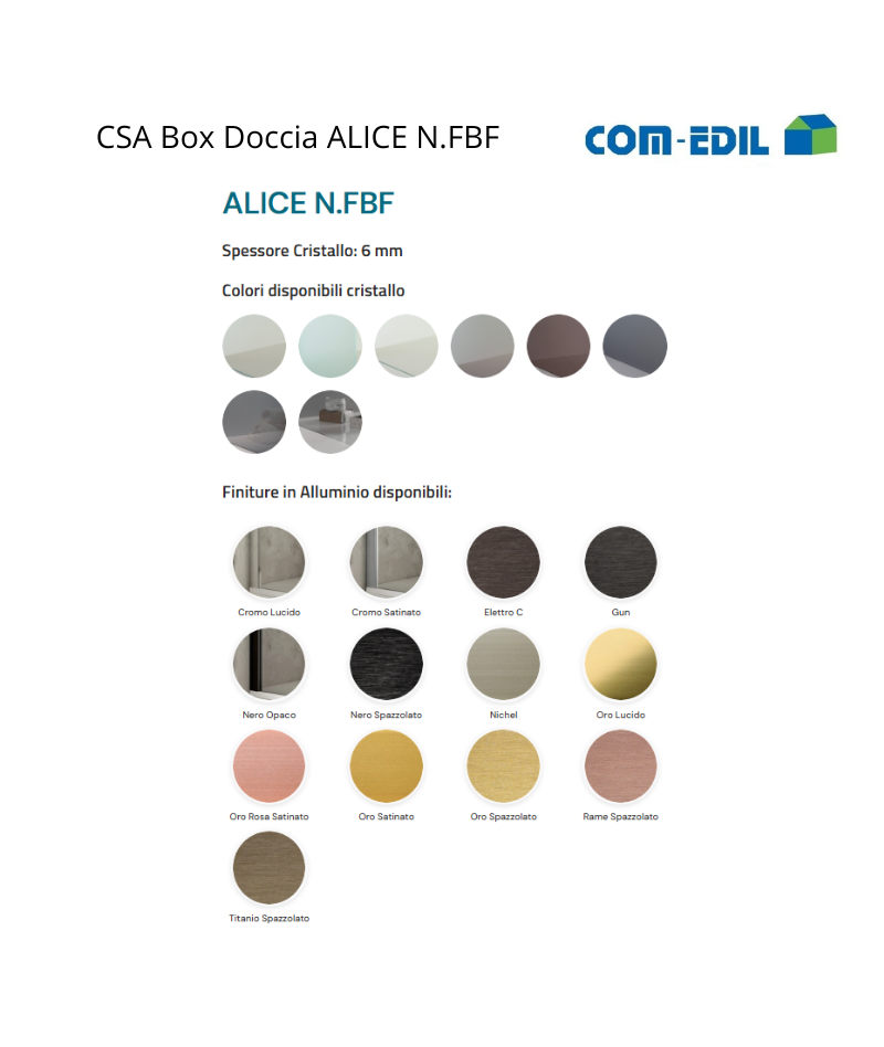 CSA BOX DOCCIA ALLUMINIO...