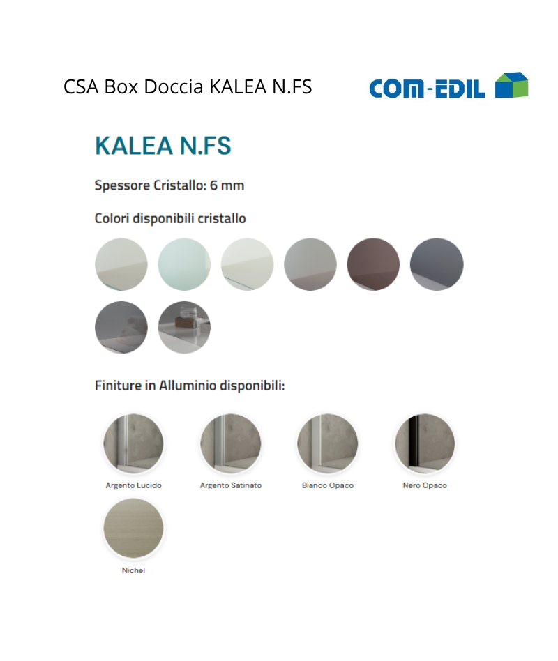 CSA BOX DOCCIA ACCIAIO...