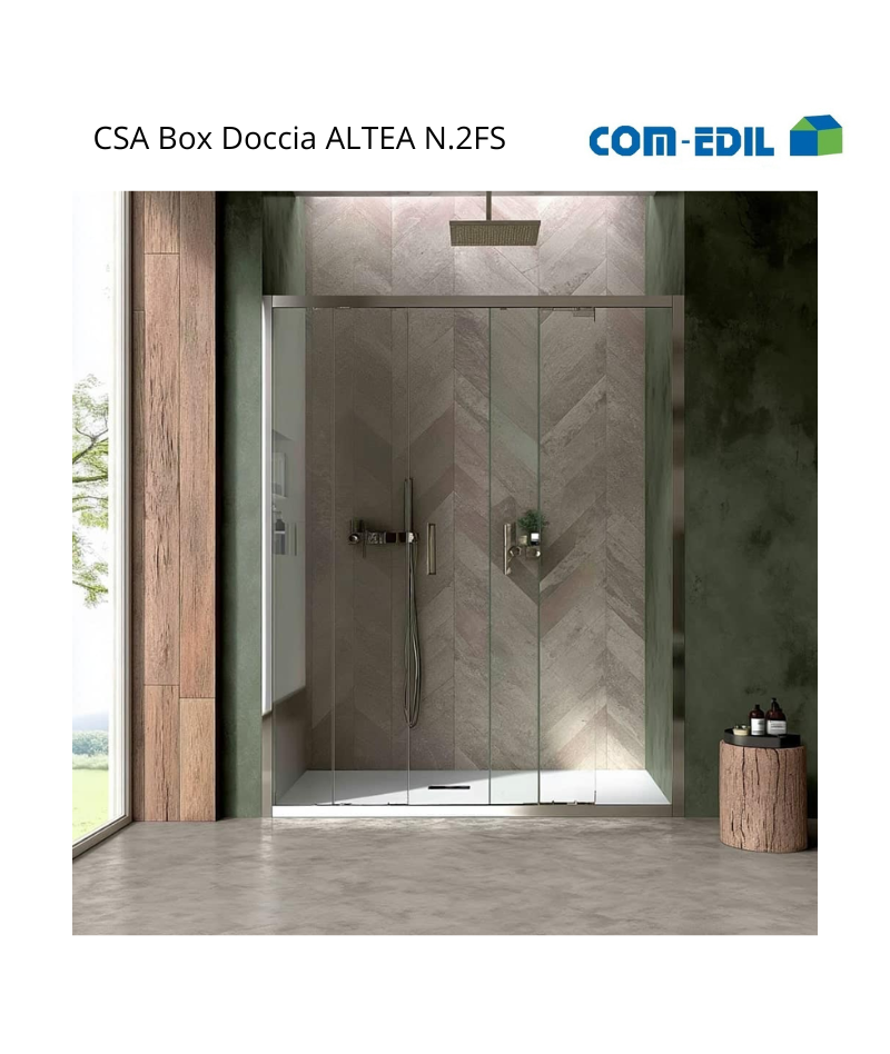 CSA BOX DOCCIA ACCIAIO...