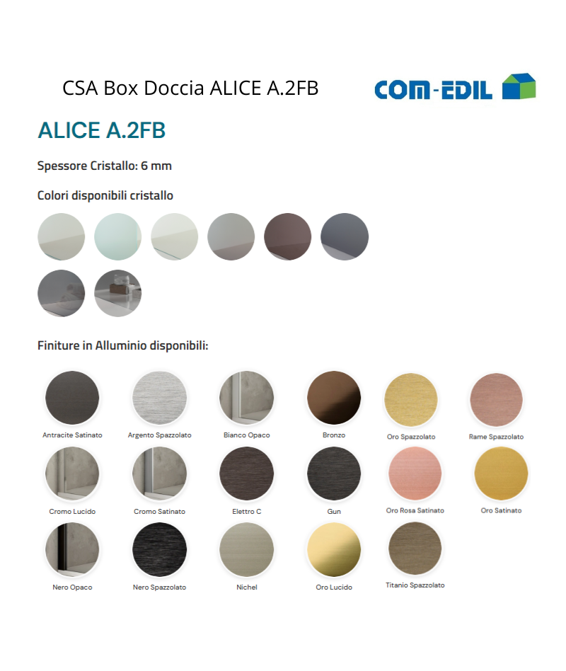CSA BOX DOCCIA ALLUMINIO...