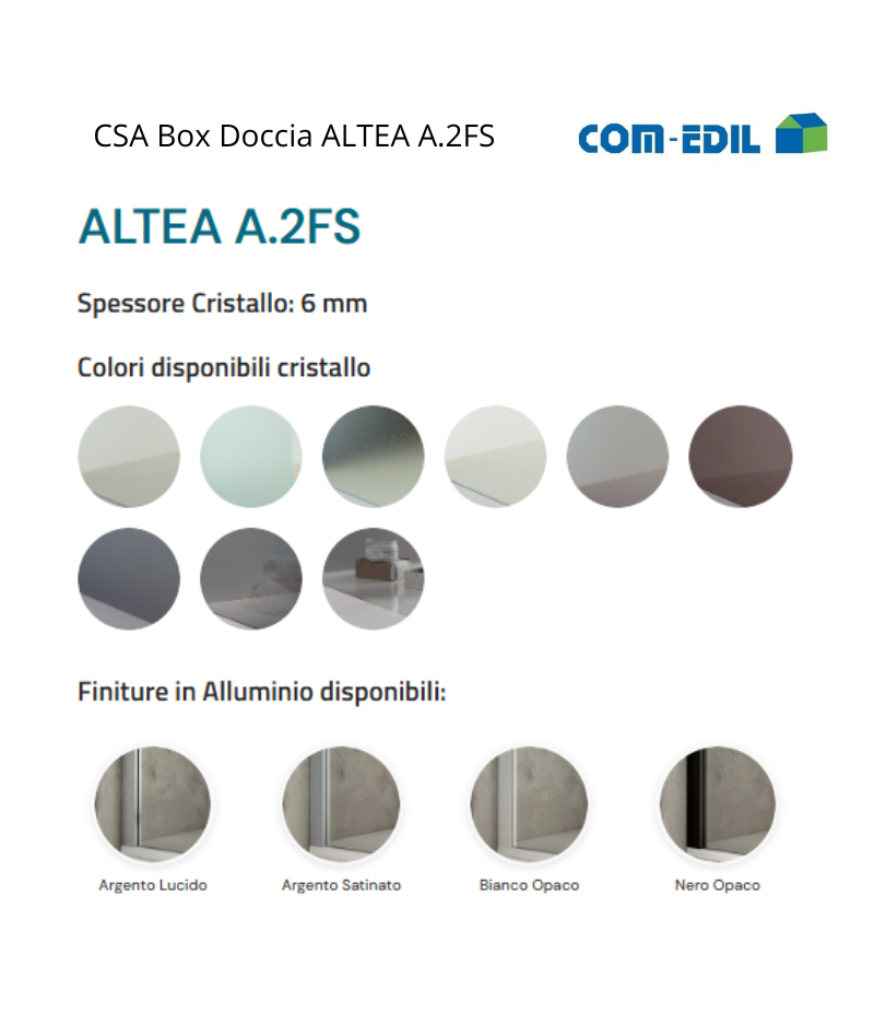 CSA BOX DOCCIA ACCIAIO...