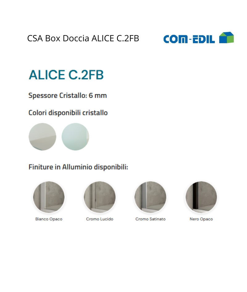 CSA BOX DOCCIA ALLUMINIO...