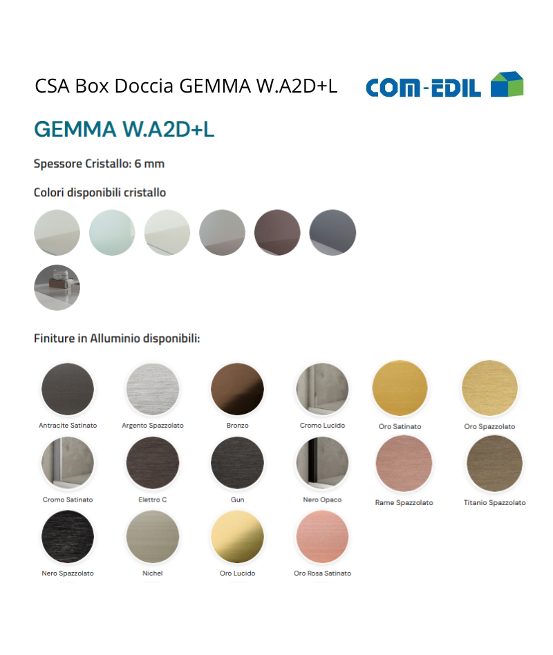 CSA BOX DOCCIA ALLUMINIO...