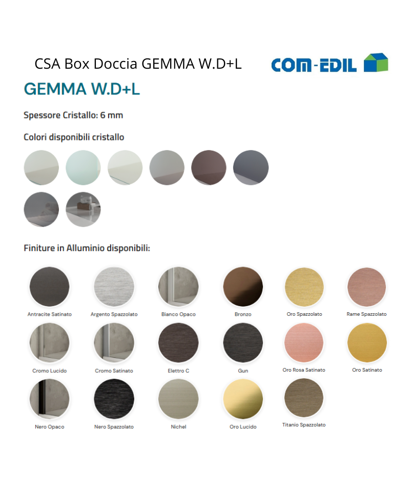 CSA BOX DOCCIA ALLUMINIO...
