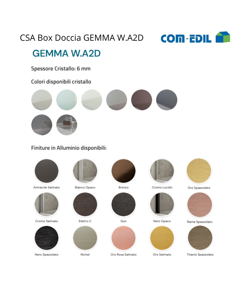 CSA BOX DOCCIA ALLUMINIO...