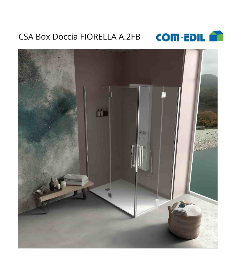 CSA BOX DOCCIA ACCIAIO...