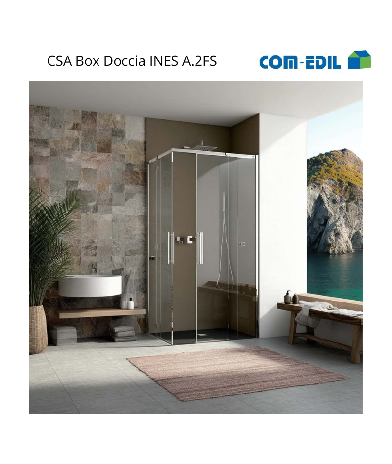 CSA BOX DOCCIA ACCIAIO INES...