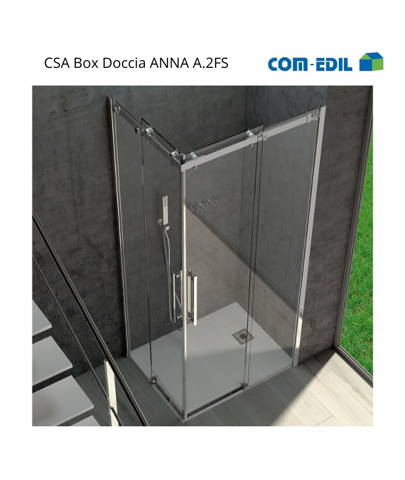 CSA BOX DOCCIA ACCIAIO ANNA...
