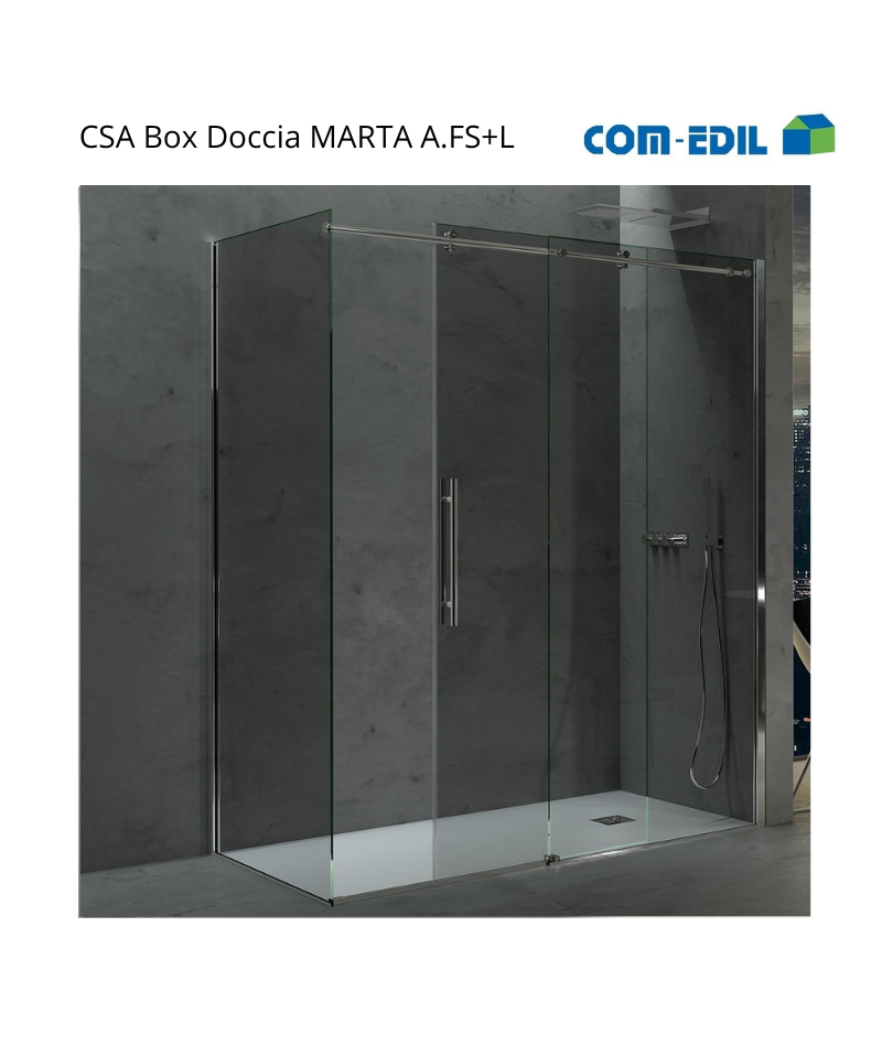 CSA BOX DOCCIA ACCIAIO...