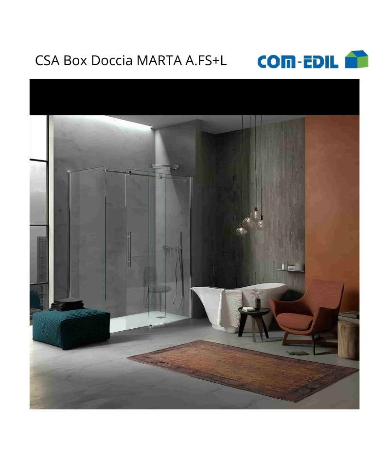 CSA BOX DOCCIA ACCIAIO...
