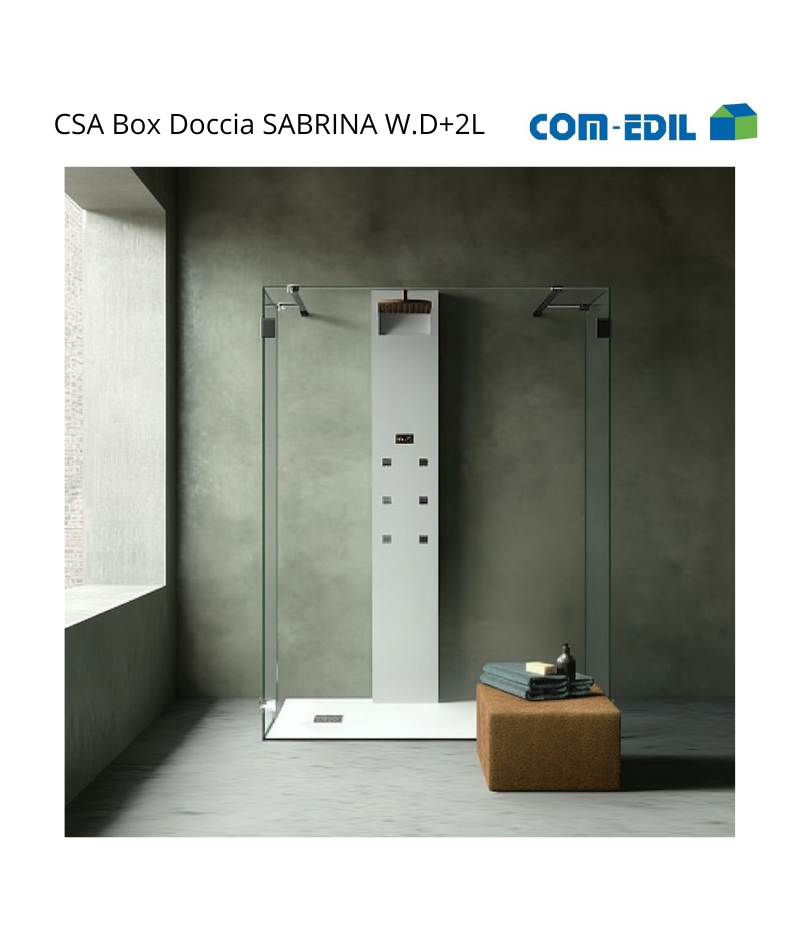 CSA BOX DOCCIA ACCIAIO...
